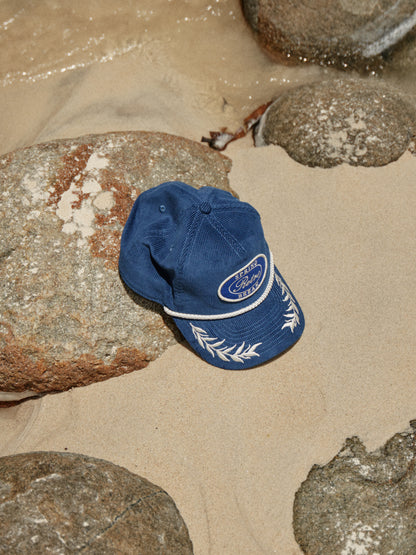 Retro21 R21 blue corduroy Navy emblem brand logo embroidered baseball cap