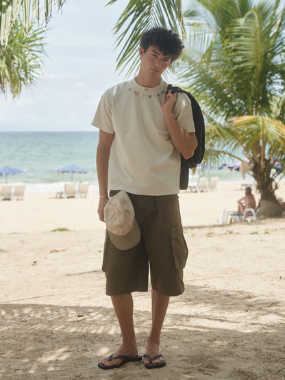 Retro21 R21 Dark brown three-dimensional pleated single-shoulder shell-shaped wandering bag, suede bag