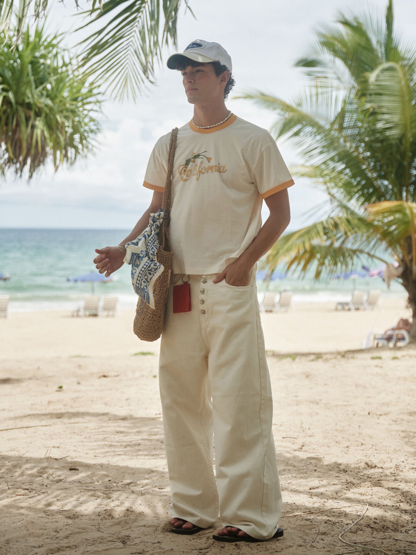 Retro21 R21 white contrasting color brand logo embroidered sports baseball cap