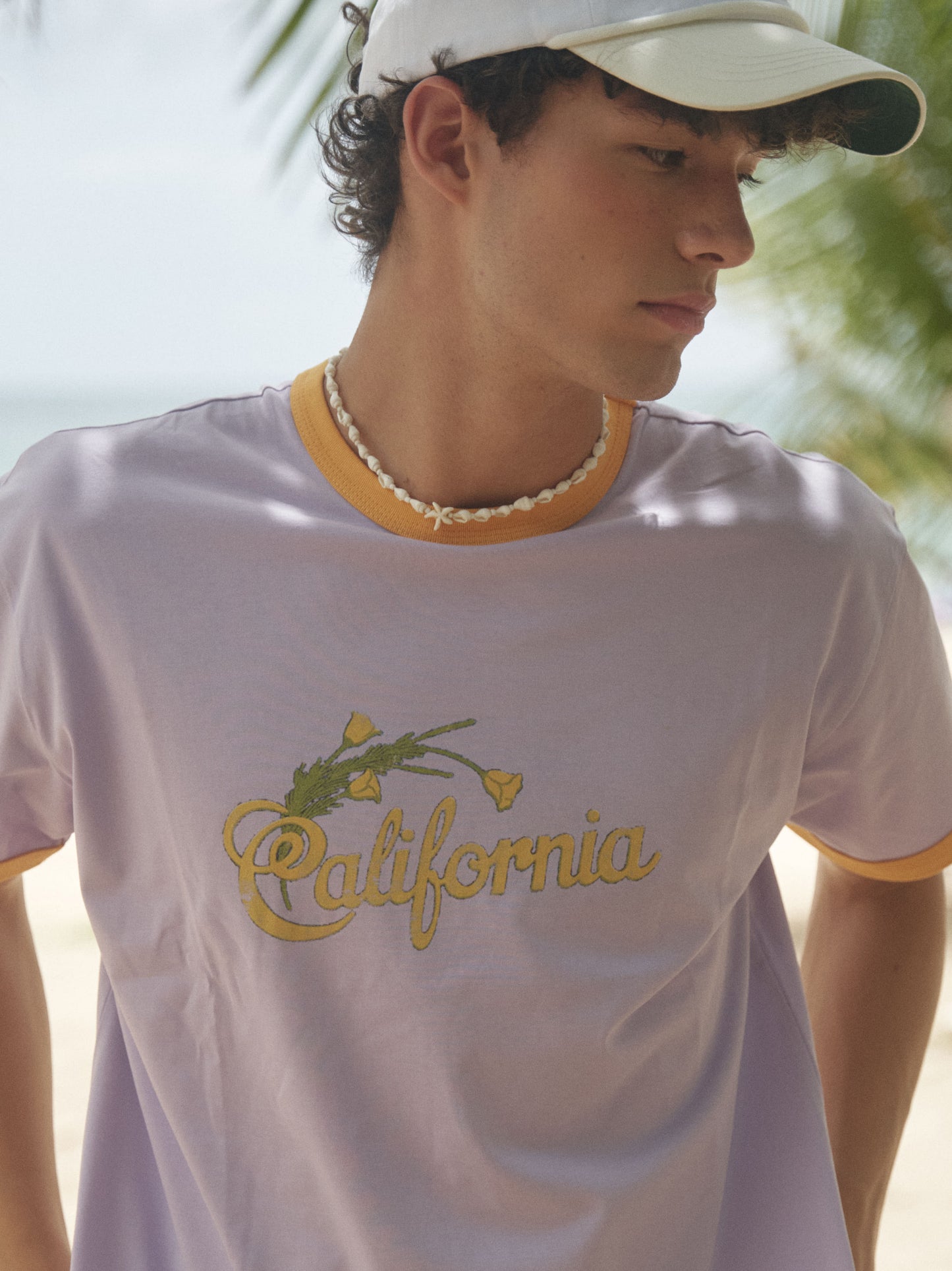 Retro21 R21 color-blocking and printed slimming T-shirt