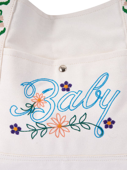 Retro21 R21 white canvas baby bag Casual commuting bag