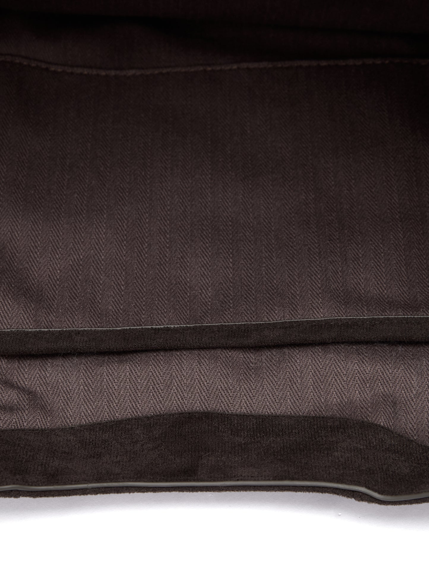 Retro21 R21 Dark brown three-dimensional pleated single-shoulder shell-shaped wandering bag, suede bag