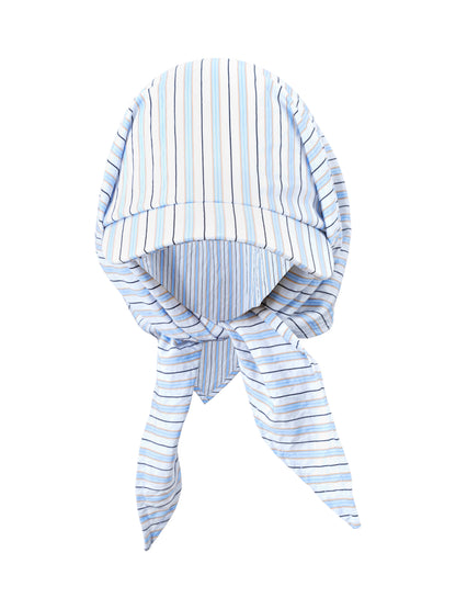 Retro 21 R21 Multi-functional color-blocking Silk Scarf Baseball cap