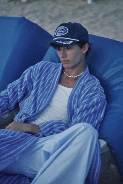 Retro21 R21 blue corduroy Navy emblem brand logo embroidered baseball cap